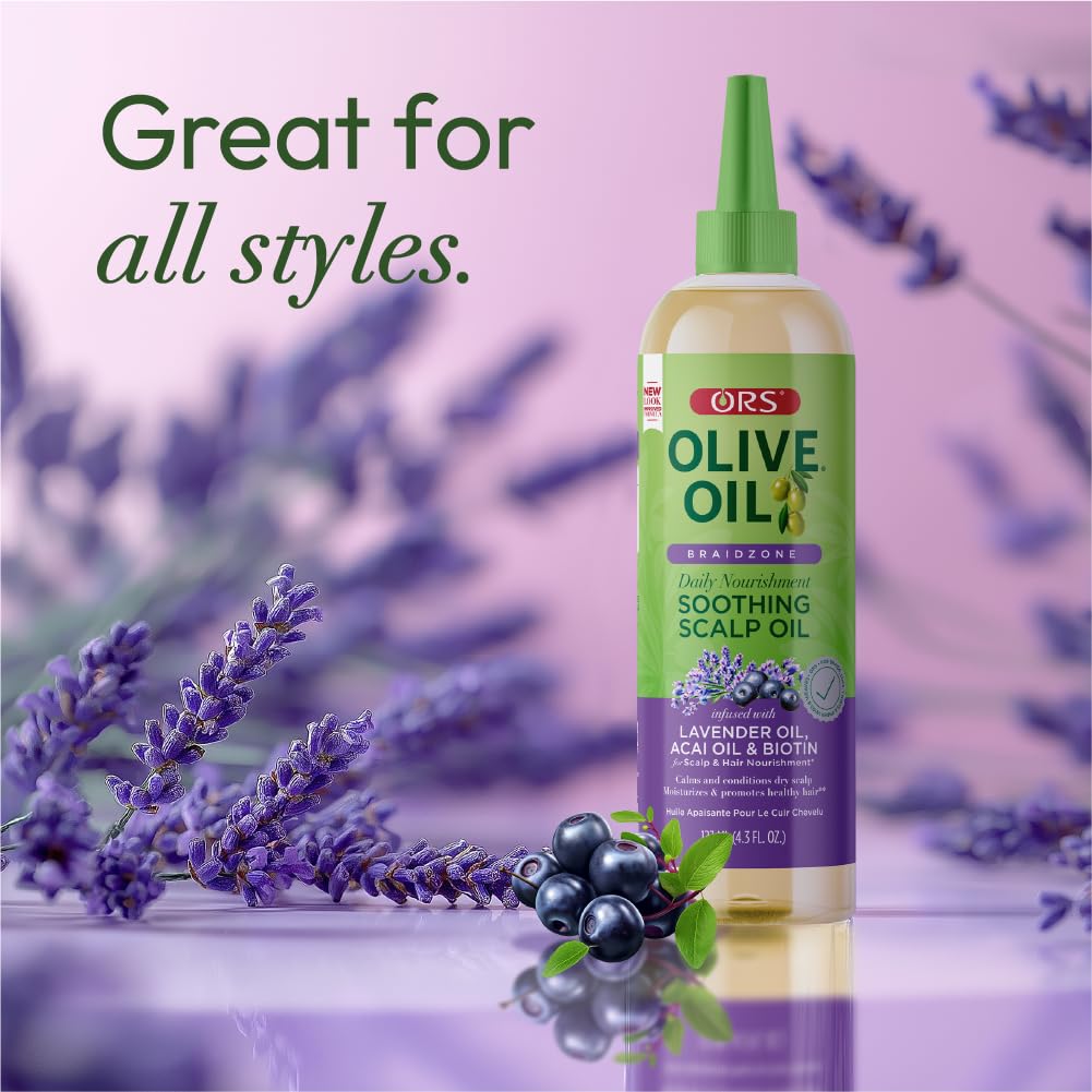 ORS Aceite Braidzone textura ligera que no engrasa.