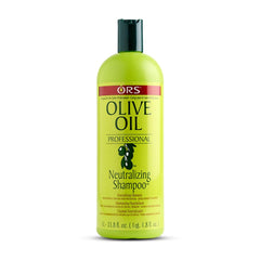 ORS Aceite de Oliva Neutralizante Champú - botella frontal limpia y nutre el cabello