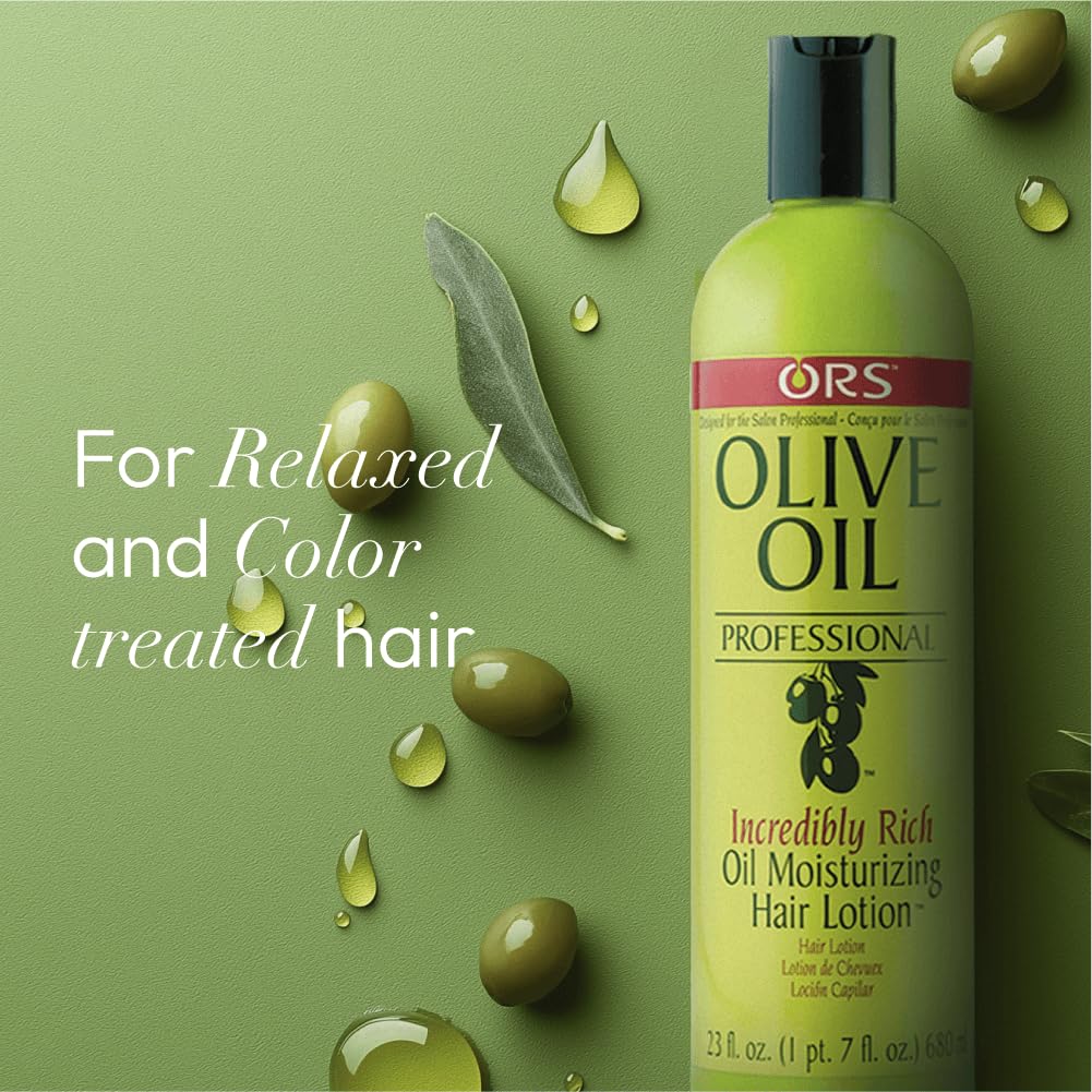 ORS Aceite de Oliva Profesional: cabello liso y sedoso tras el tratamiento.