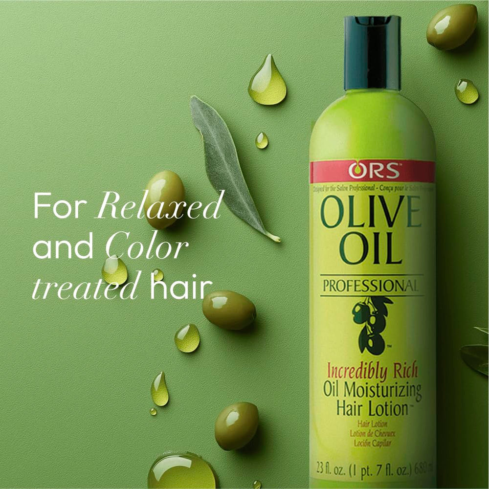 ORS Aceite de Oliva Profesional: cabello liso y sedoso tras el tratamiento.