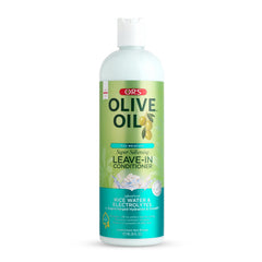 Acondicionador ORS sin enjuague con aceite de oliva para hidratación profunda.