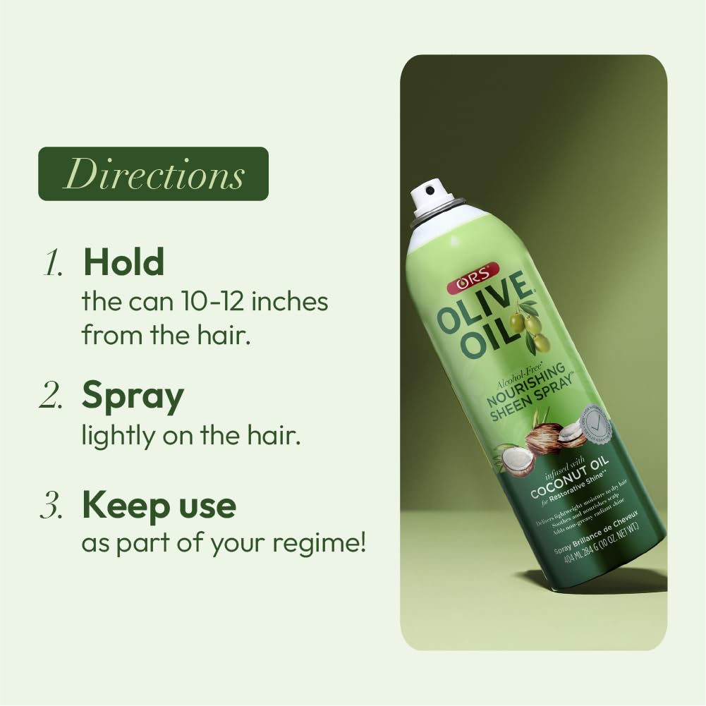 ORS brillo diario, ideal para retoques en el cabello.