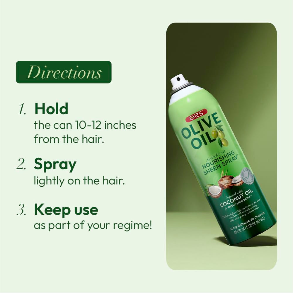 ORS brillo diario, ideal para retoques en el cabello.