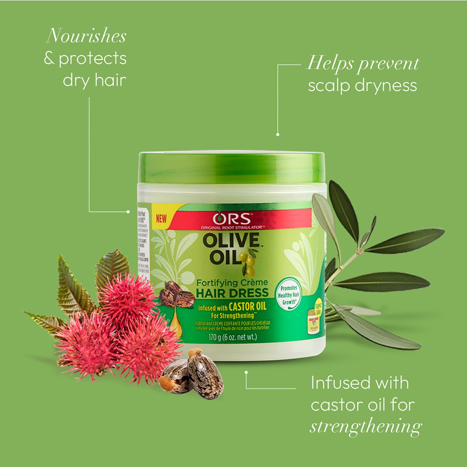 ORS Crema Fortificante, cabello seco suave tras la aplicación