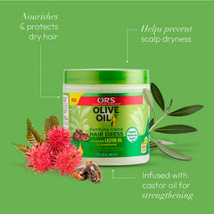 ORS Crema Fortificante, cabello seco suave tras la aplicación