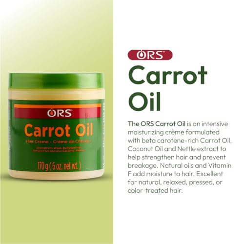 ORS crema zanahoria pelo - cabello frágil se fortalece con uso regular.