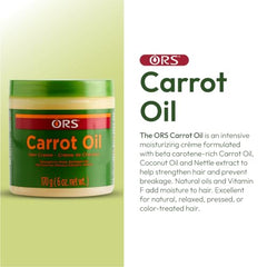 ORS crema zanahoria pelo - cabello frágil se fortalece con uso regular.