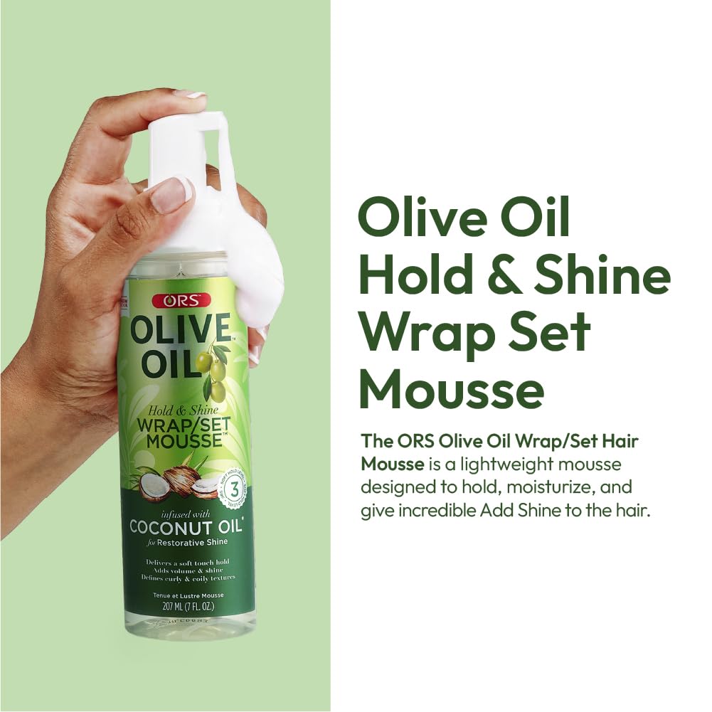 Mousse ORS ideal para rizos definidos con movimiento natural.