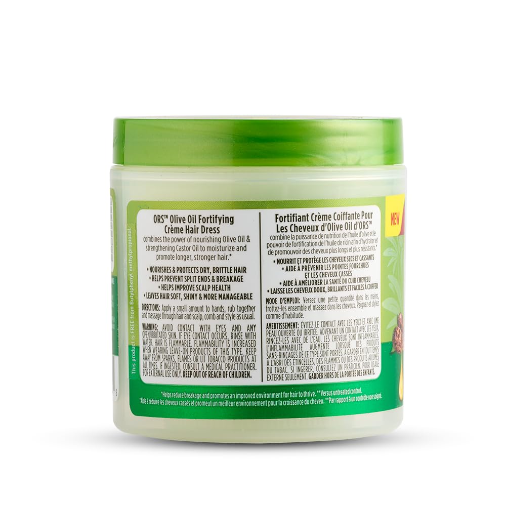 ORS Pack de 2 cremas, cuidado capilar diario con aceite de oliva