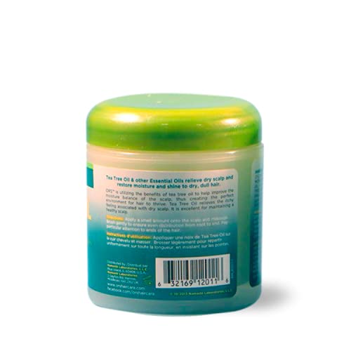 ORS Tea Tree Oil Hairdress, aplicación en cabello, para aliviar el picor y aportar nutrición.