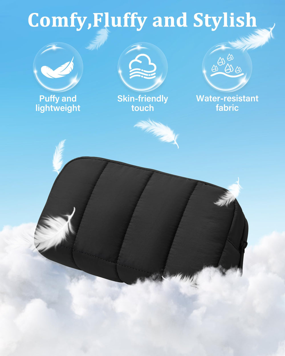 Conjunto de dos neceseres para viaje, optimiza la organización.