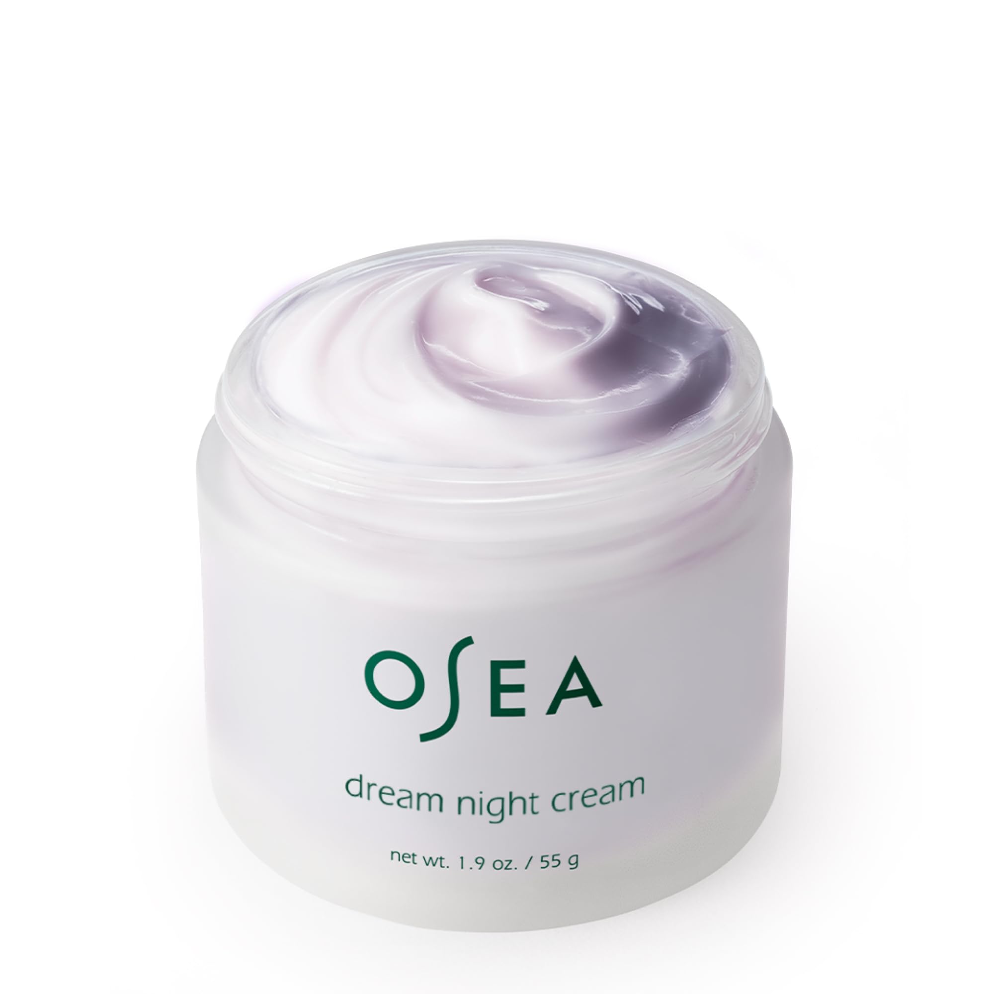 OSEA Crema Noche Ensueño: consistencia cremosa que nutre durante la noche.