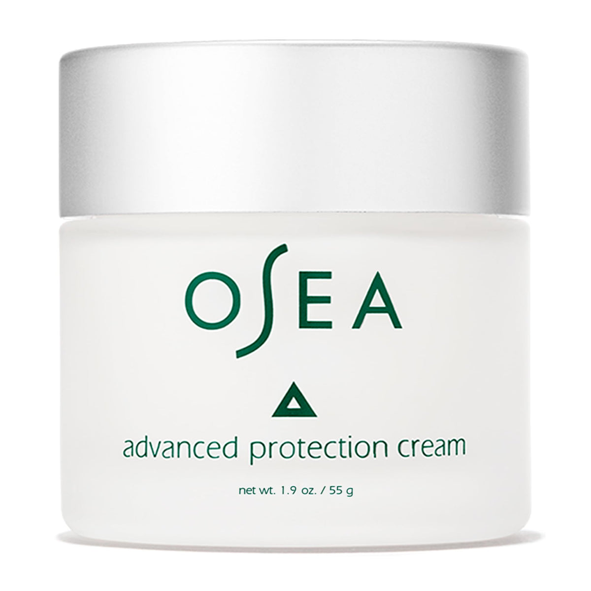 Crema de OSEA, protección avanzada, textura cremosa y hidratación profunda para piel seca.