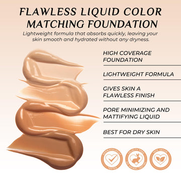 Concealer integrado en la base O.SECERT 4 en 1 para corrección.