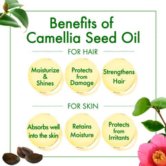 Oshima Tsubaki aceite de camelia para uso en cabello