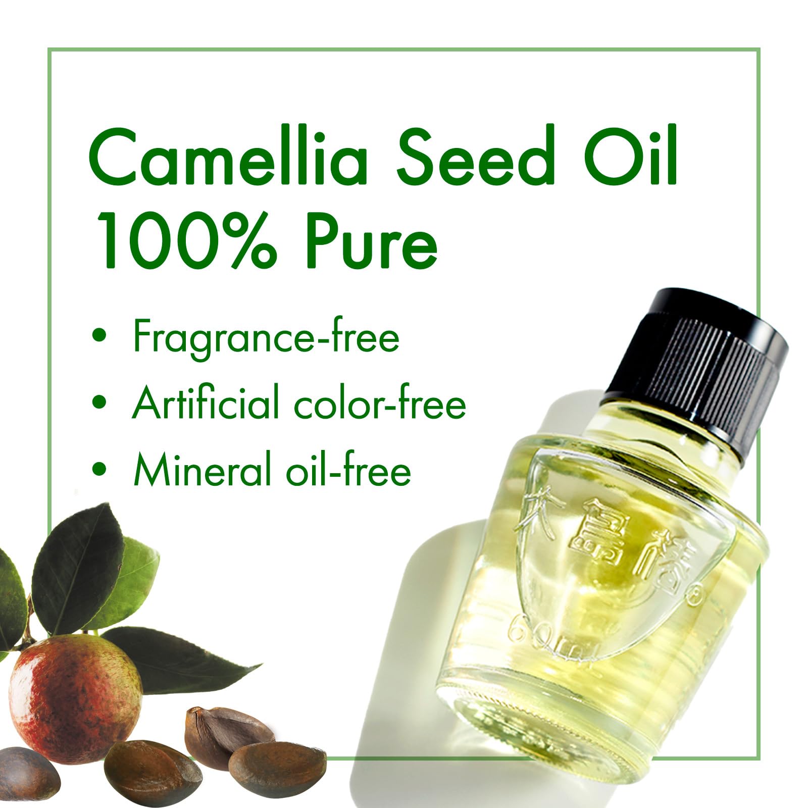 Oshima Tsubaki aceite de camelia, textura ligera para cabello y piel