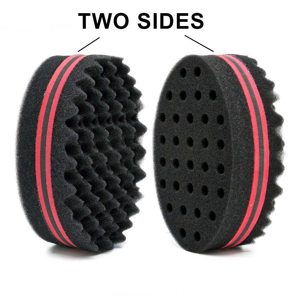 OSMOFUZE esponjas pequeñas para torcer rastas, aplicación precisa y suave.