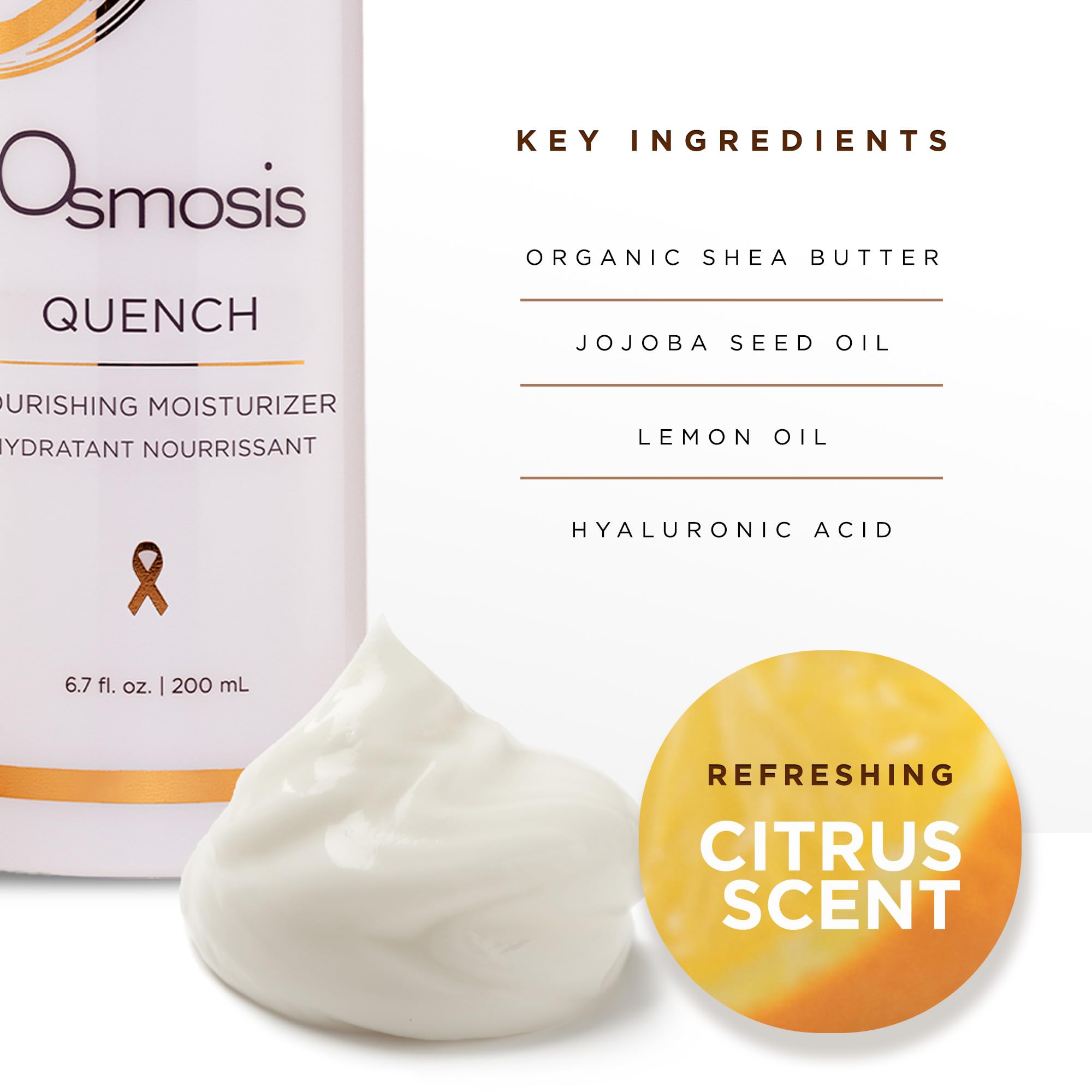 Jojoba presente en OSMOSIS QUENCH para humectación equilibrada.