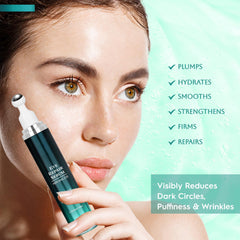 OSNOIA crema-ojos-retinol-textura: textura fresca que se absorbe sin grasa.