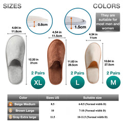 OSTADARRA zapatillas spa, material de terciopelo cristal, tacto suave.
