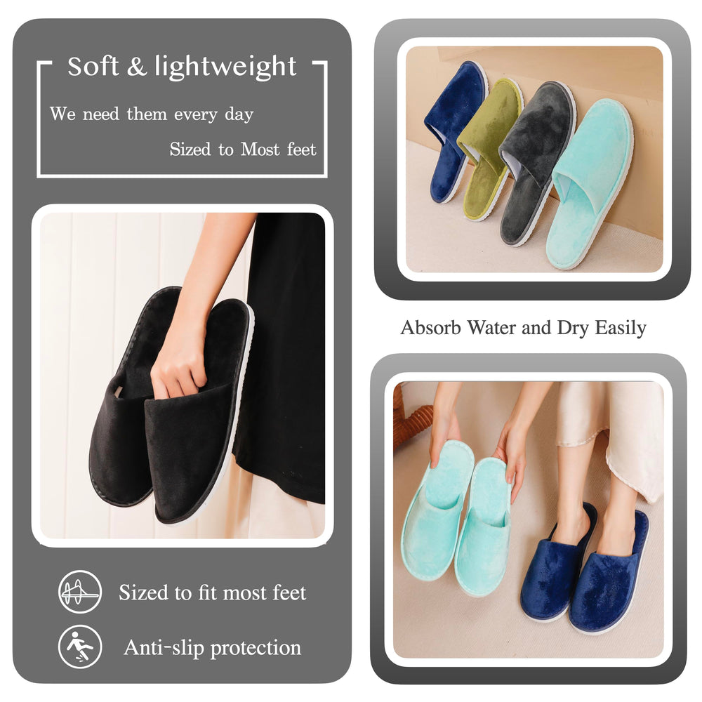 OSTADARRA pantuflas spa para hogar, ideal para casa y hoteles