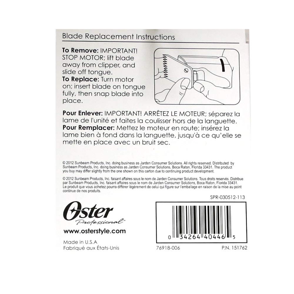 Oster 76918-006 ofrece durabilidad y vida útil prolongada.