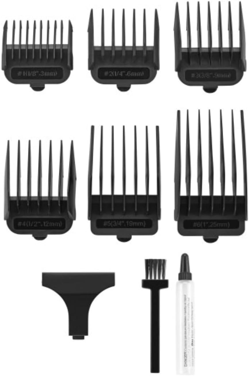 Conjunto de accesorios Craftsman: peines, protector de cuchilla y mantenimiento.