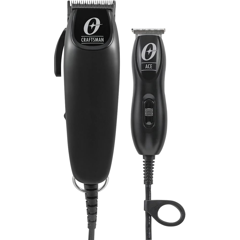 Oster combo profesional: cortapelos ajustable con motor magnético para cabello de todo tipo.