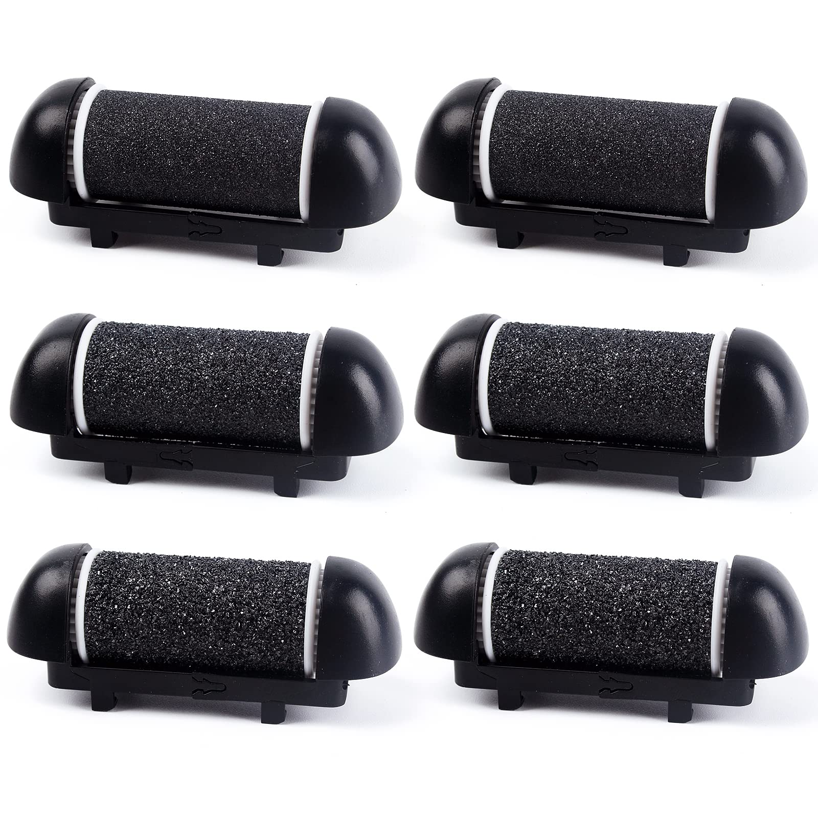 OTAZWA set de 6 rodillos de recambio para callos, ideal para mantenimiento regular de pies.