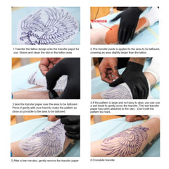 OTBK pasta transferencia tatuaje: transferencia duradera con trazos nítidos