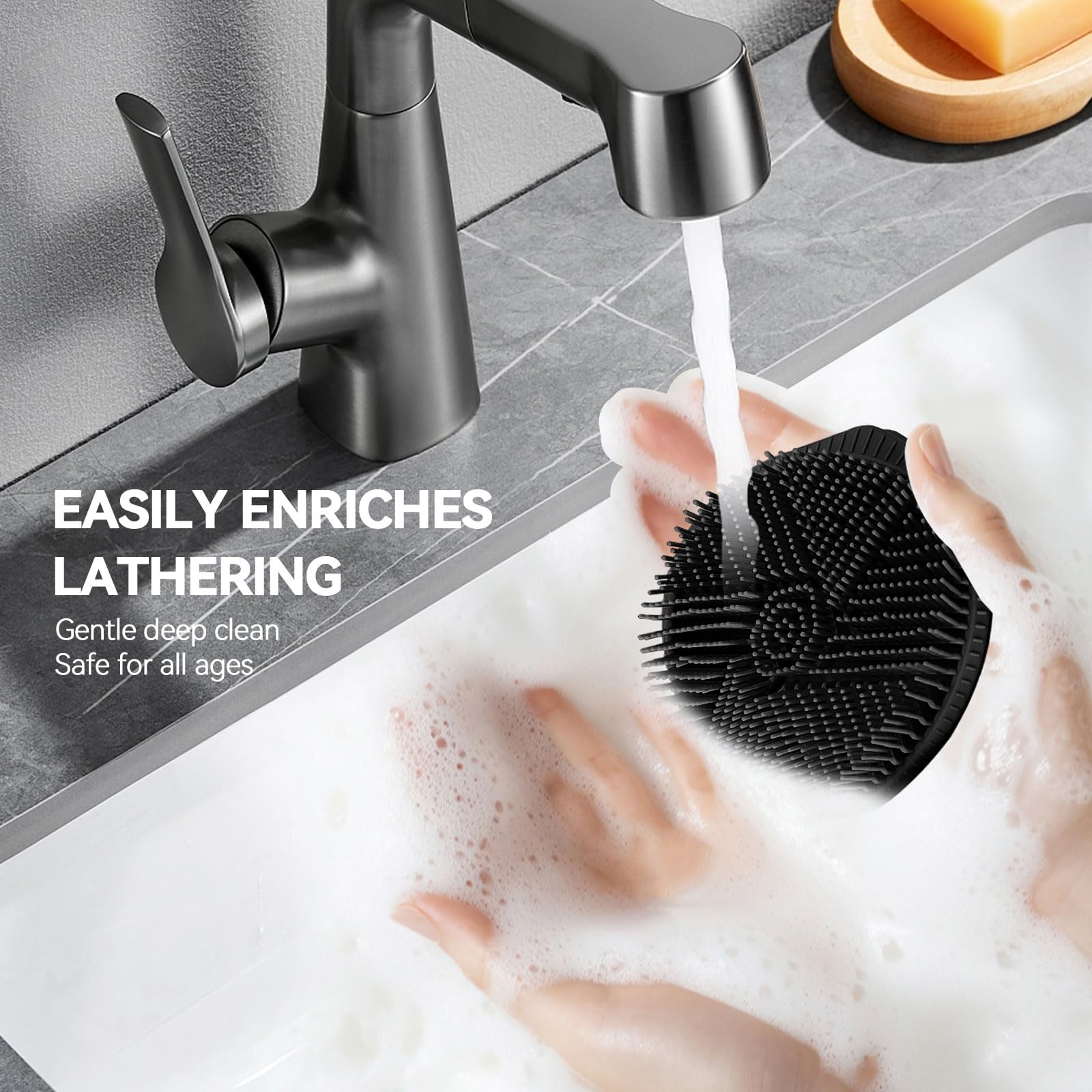 OTHIX agarre ergonómico y antideslizante para ducha segura.