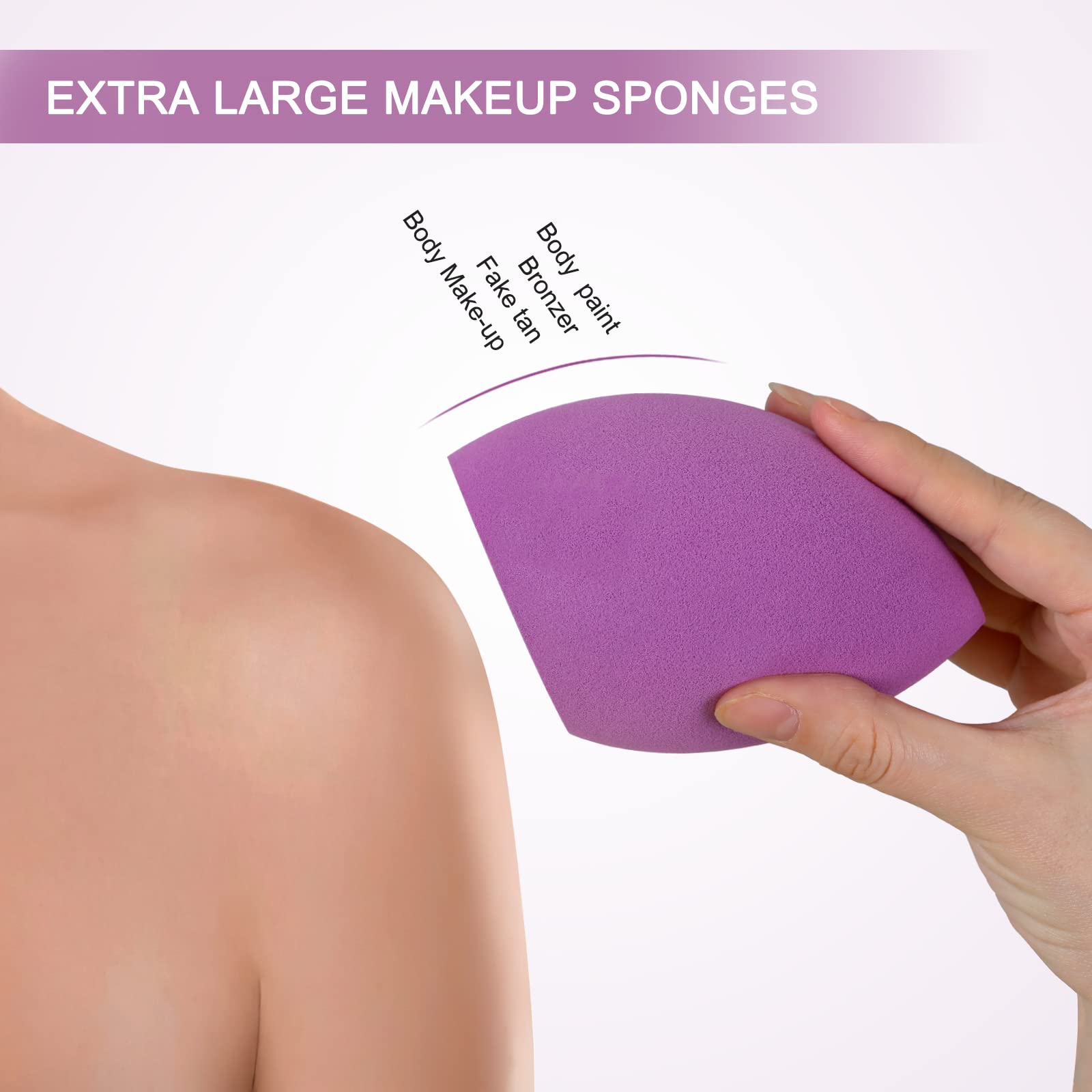 Esponja doble OtNiap para cara con tamaño estándar 9 cm.