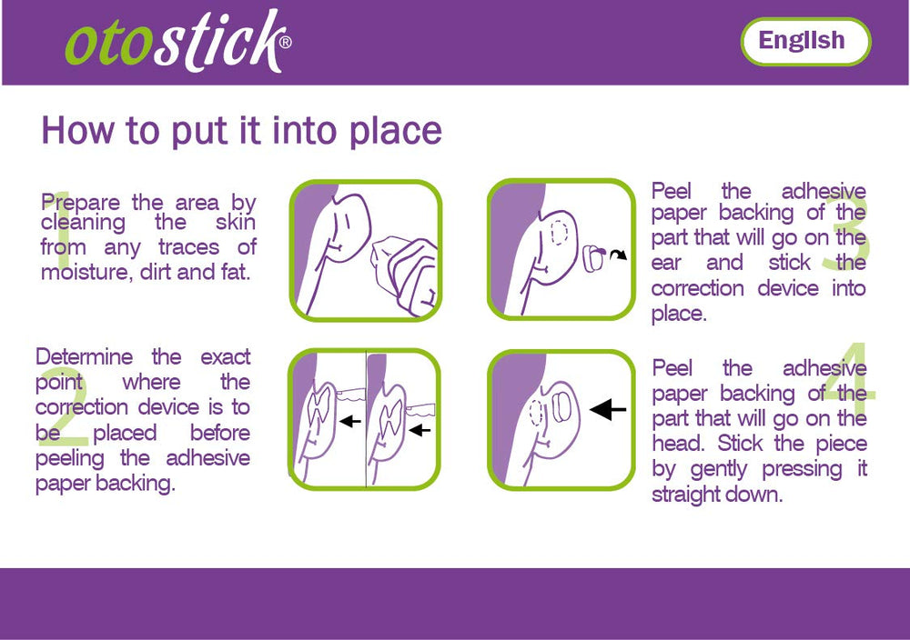 Otostick: estuche para almacenamiento y cuidado de parches.