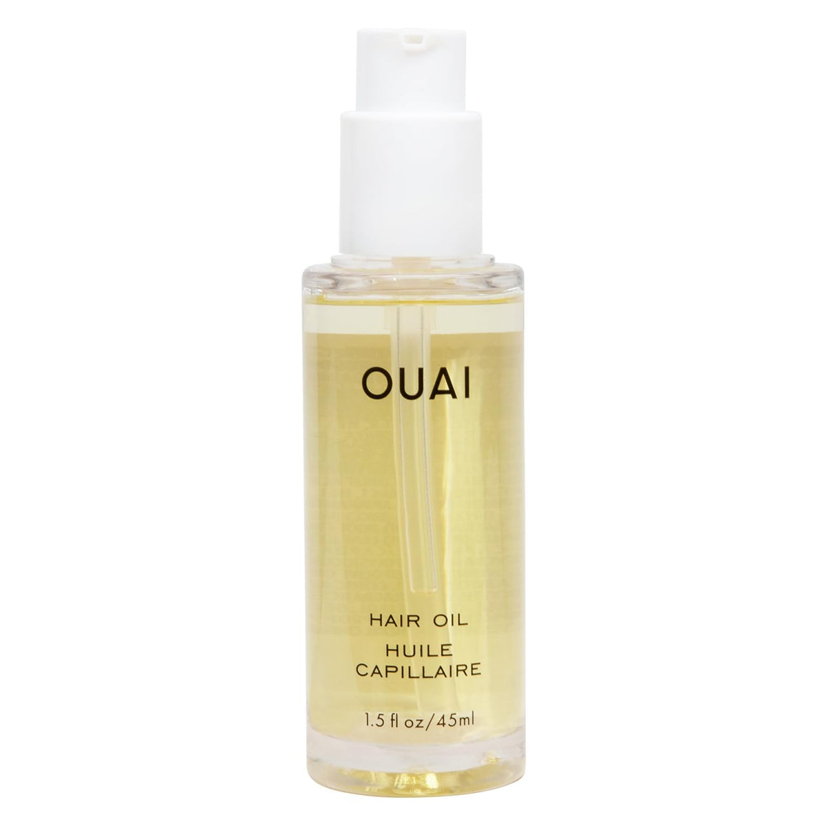 OUAI Aceite capilar: botella elegante para protección y brillo