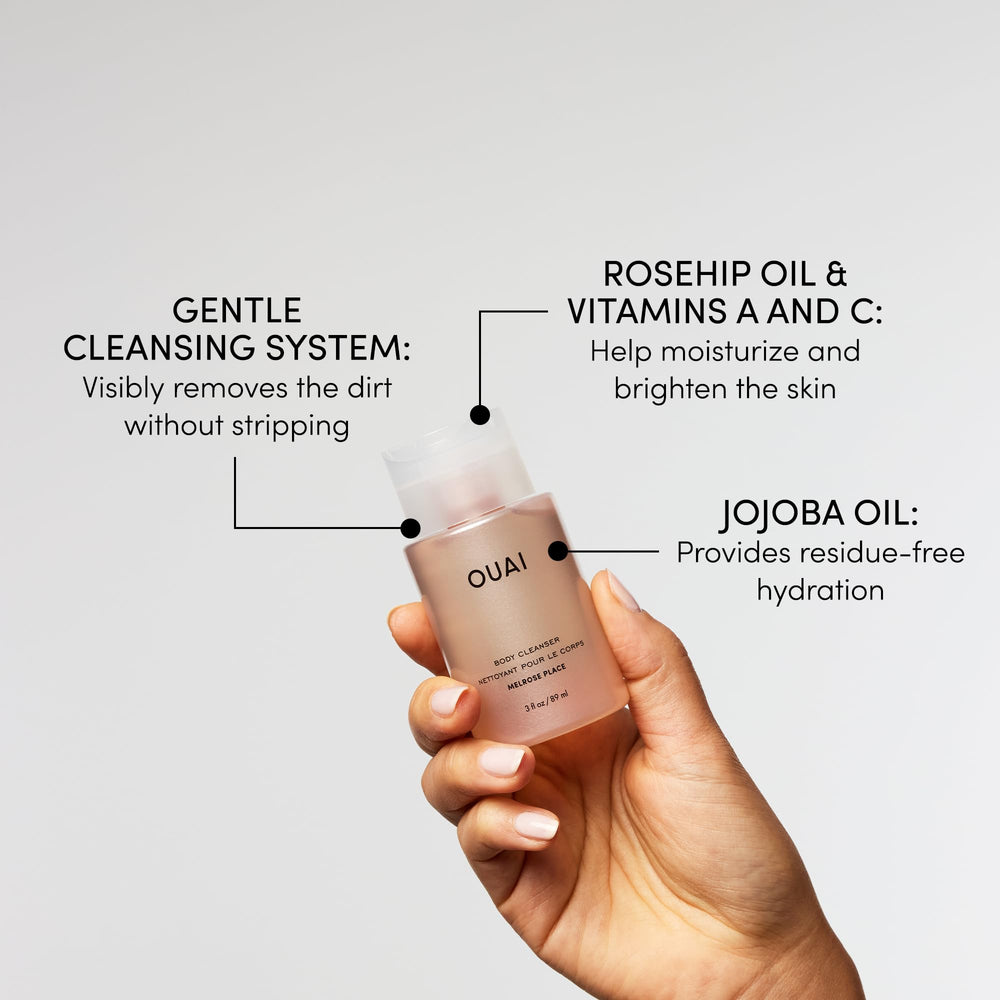 OUAI aceite jojoba rosa mosqueta: hidratación profunda sin grasa.