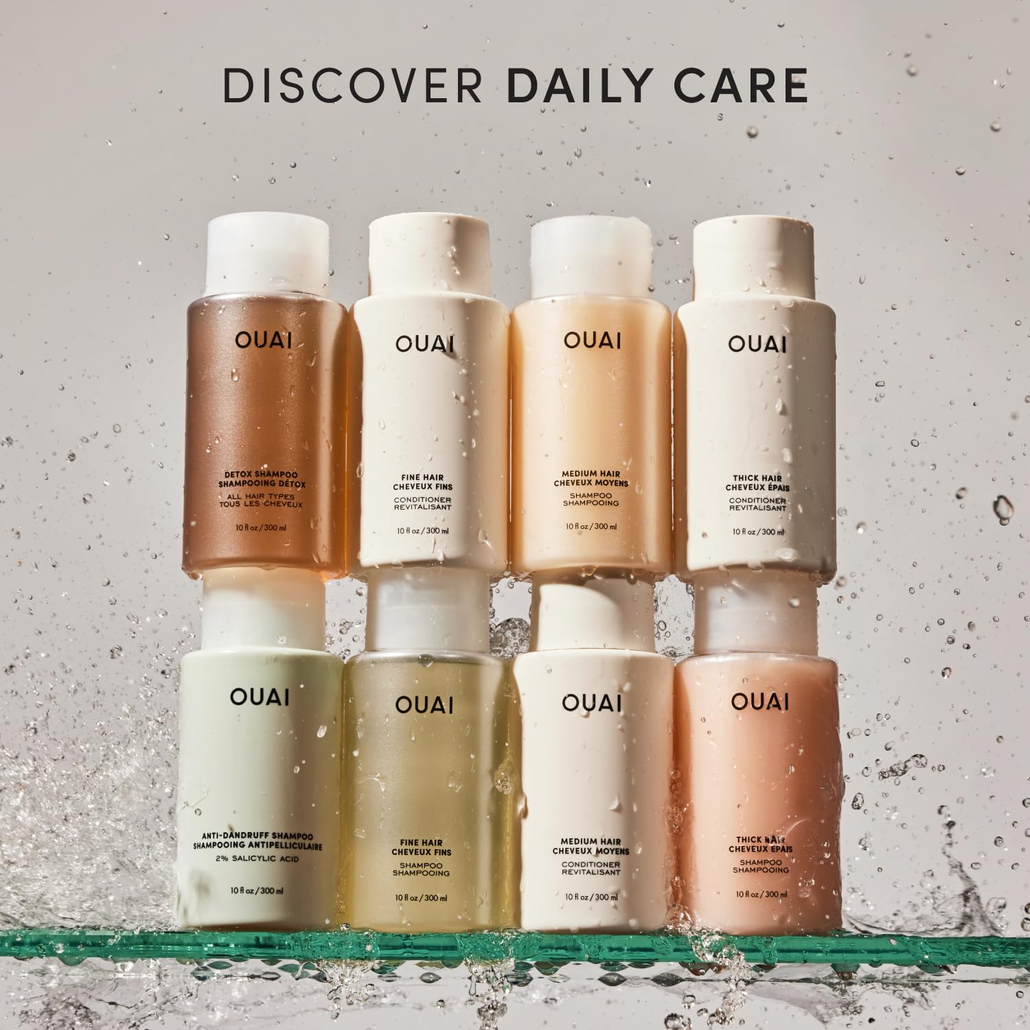OUAI Champú Fino: color-safe y sin sulfatos para color tratado.