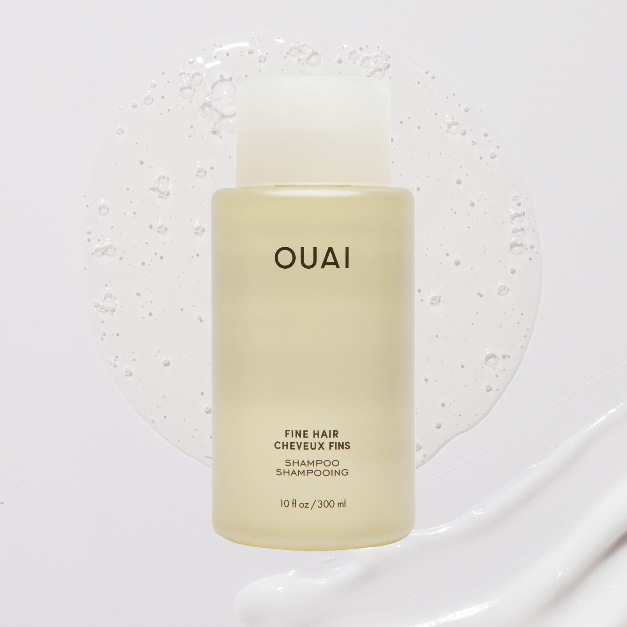 OUAI Champu Fino: aceite de chia nutre sin sobrecargar el cabello.