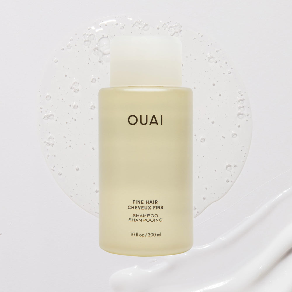 OUAI Champu Fino: aceite de chia nutre sin sobrecargar el cabello.