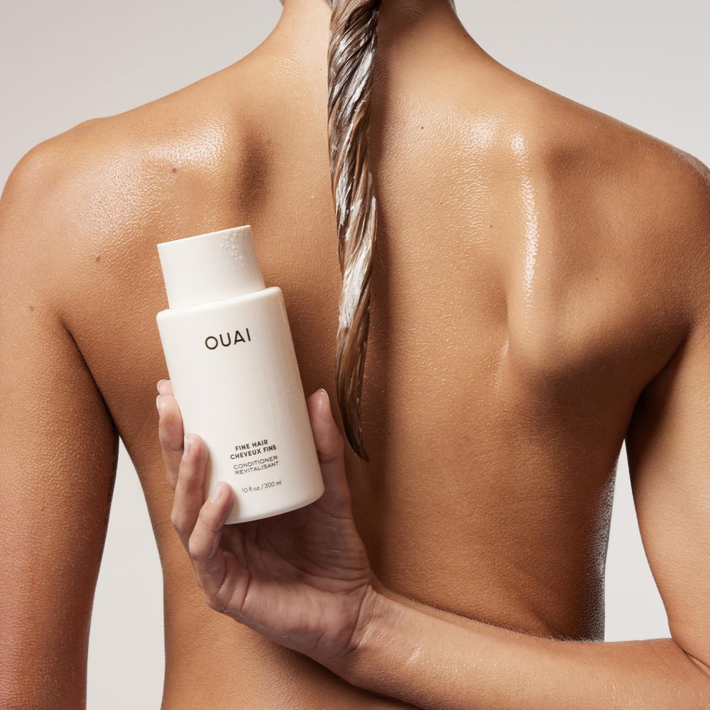 OUAI acondicionador finos aceite chía: da cuerpo y volumen visible