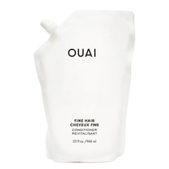 OUAI acondicionador finos recarga pote: aporta volumen suave y fácil de usar