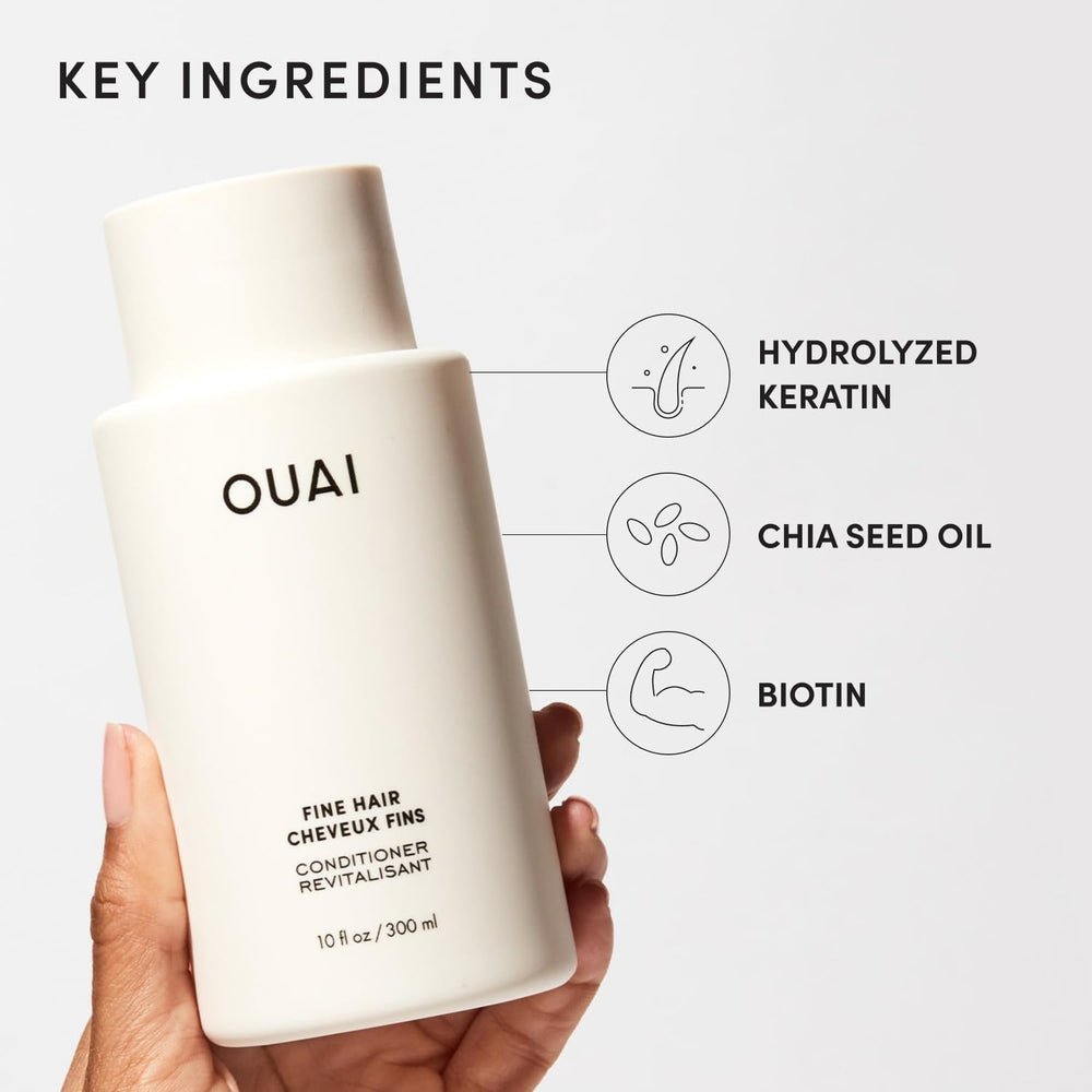 OUAI producto sin parabenos sulfatos ftalatos, cuidado suave