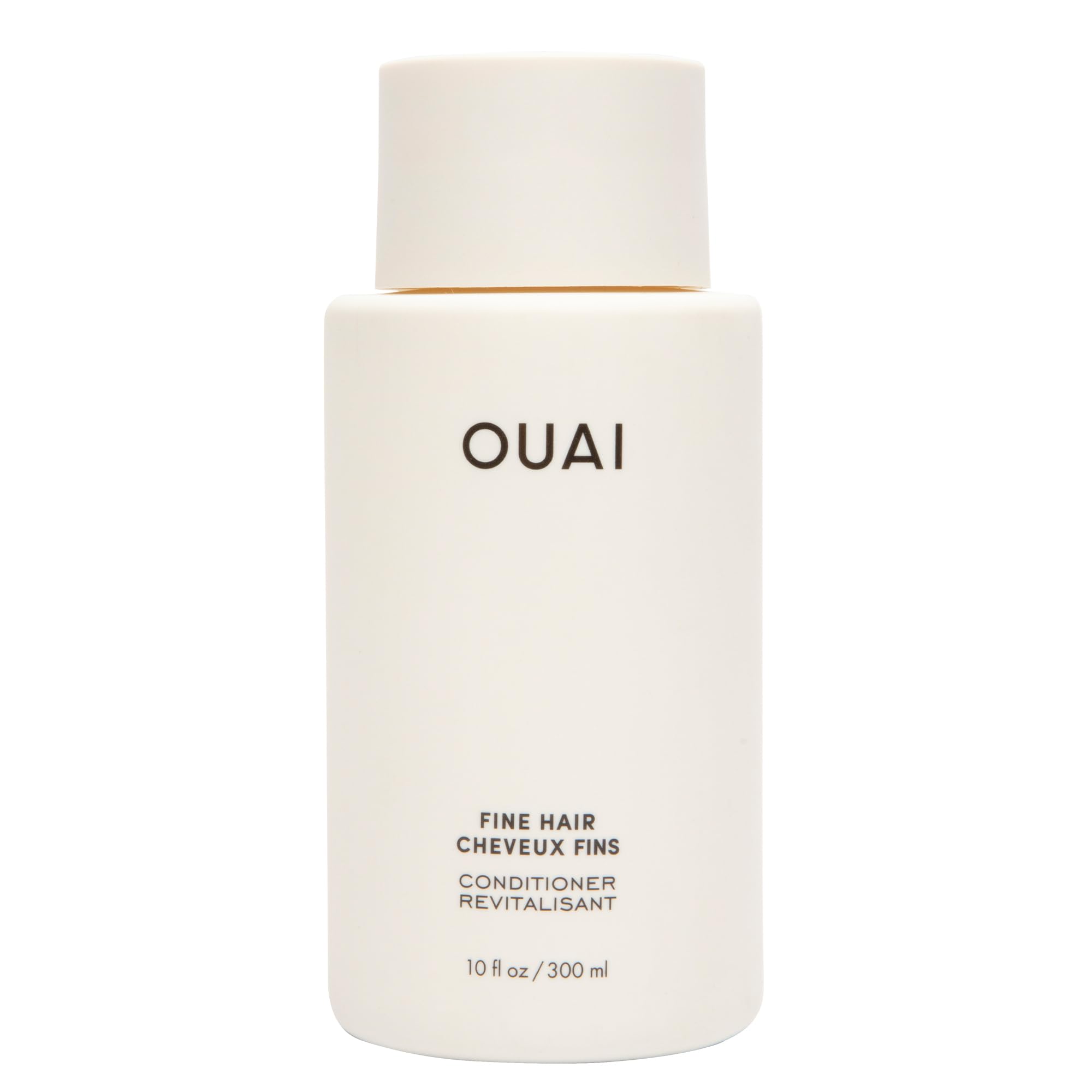 OUAI acondicionador para pelo fino en botella elegante para volumen ligero.