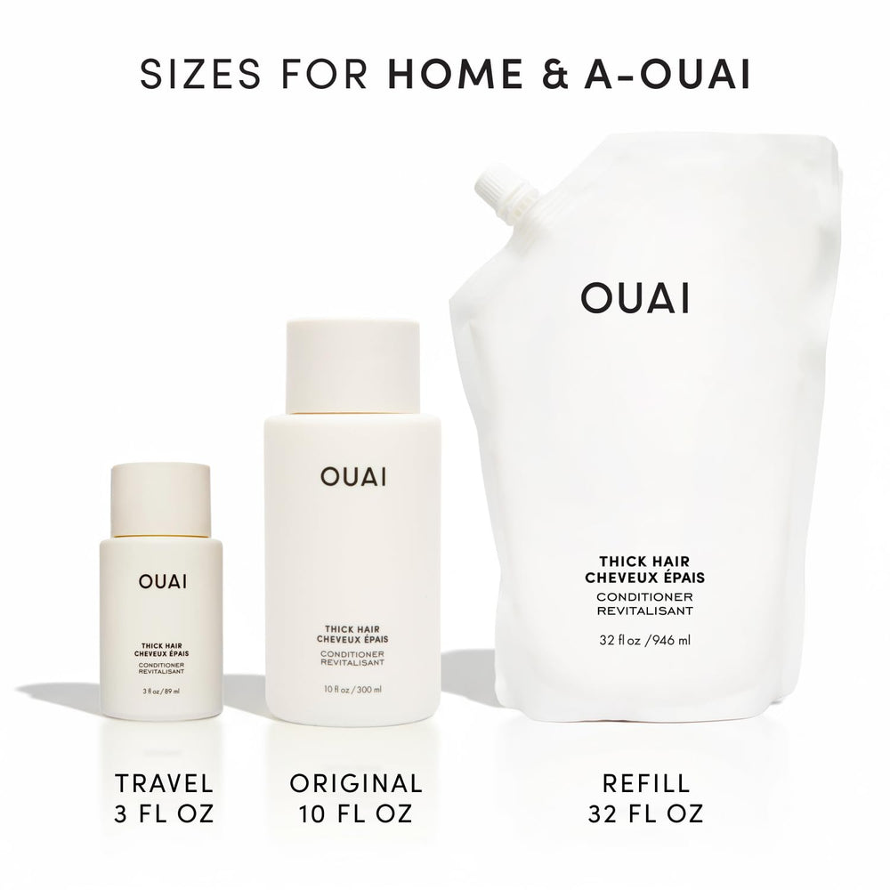 OUAI Condicionador uso diario deja cabello manejable.