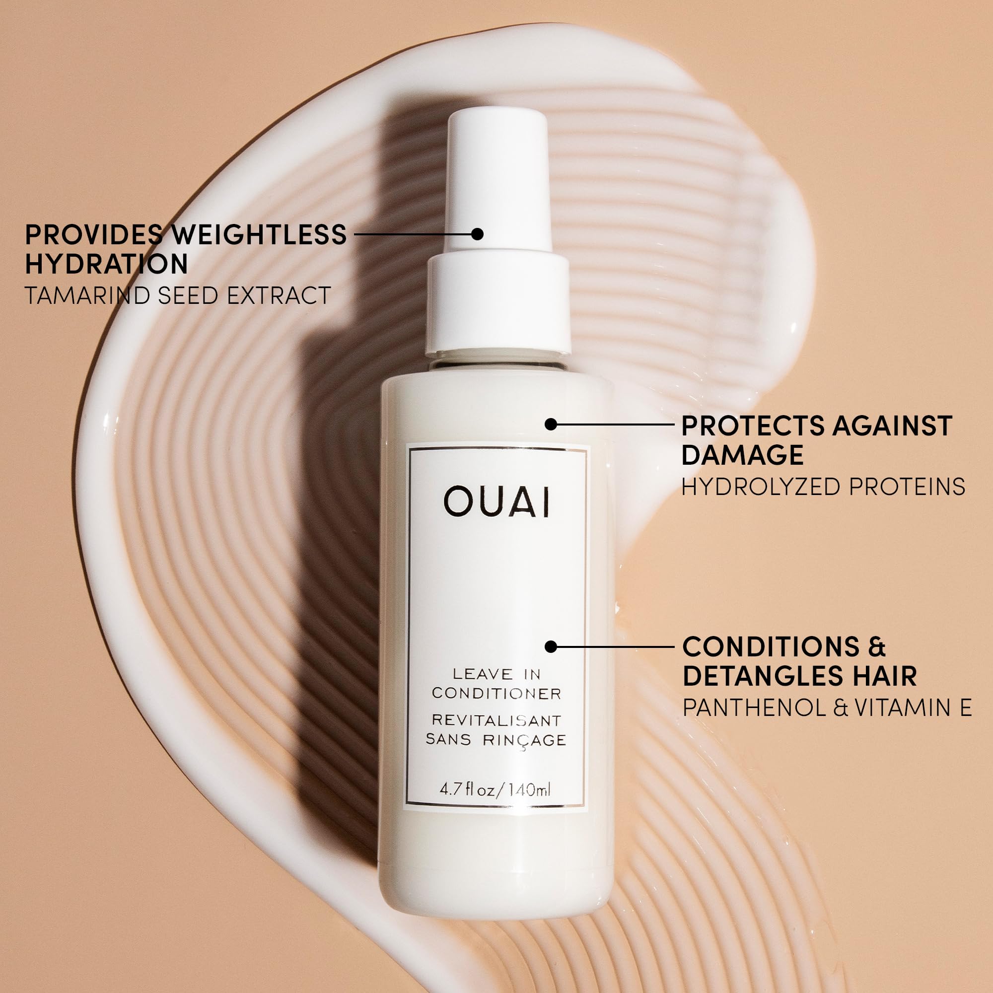 OUAI: control-del-frizz mantiene el look definido durante el día.