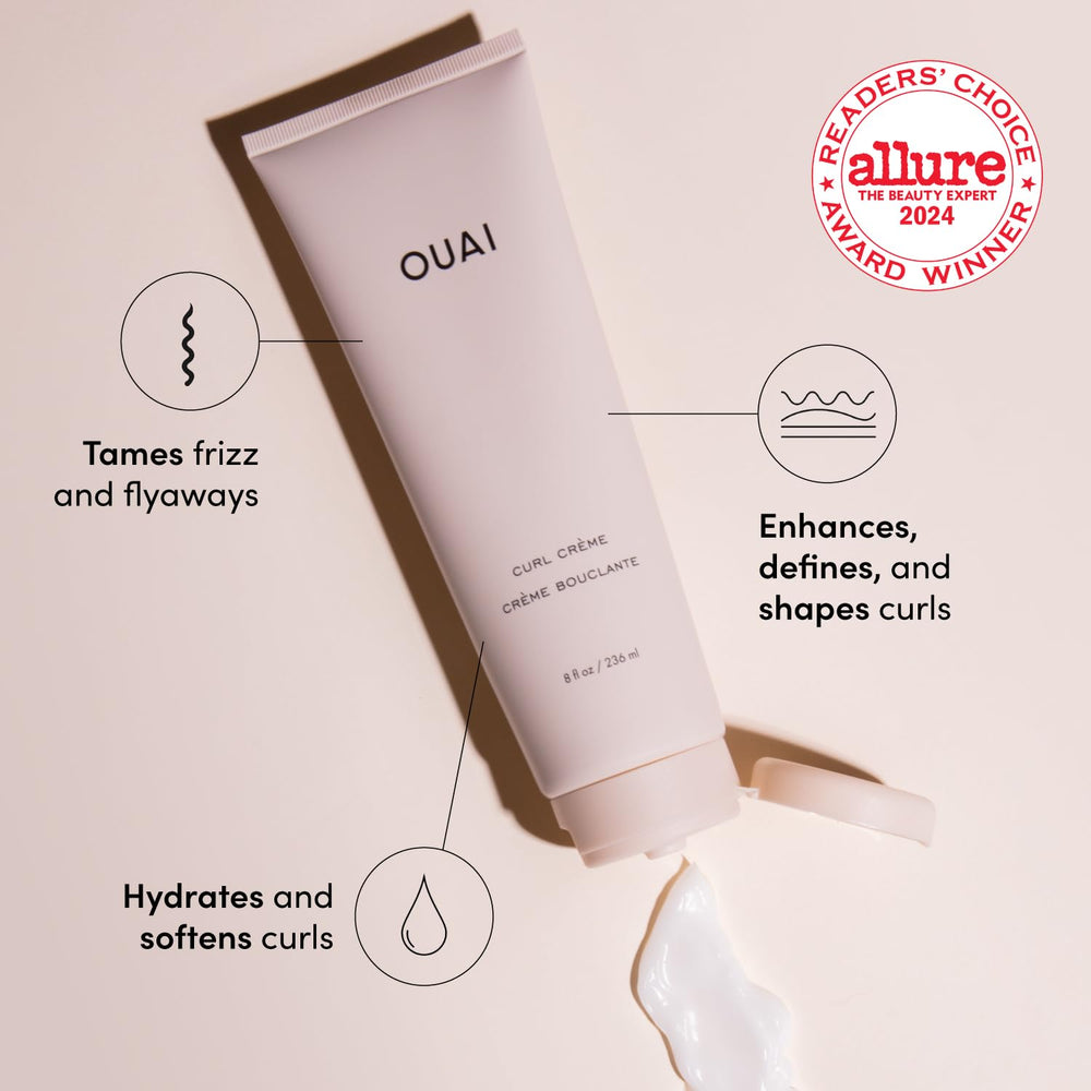 OUAI Curl Cream: control del frizz en días de humedad.
