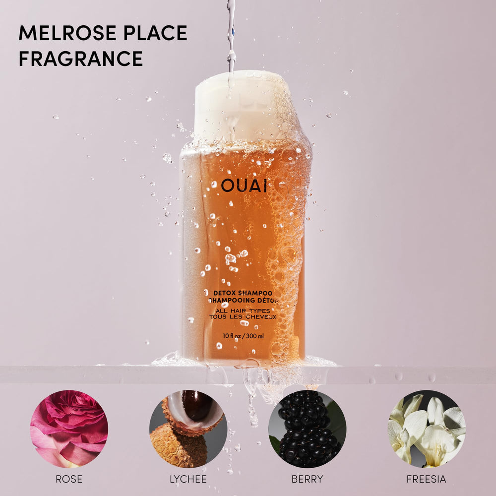 OUAI exfoliante azucar cuerpo en envase para piel renovada tras la ducha