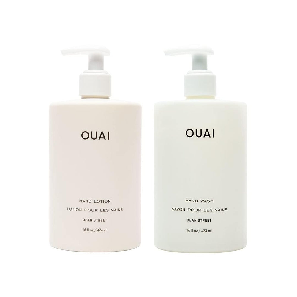 OUAI jabón exfoliante para manos con textura suave que limpia y exfolia