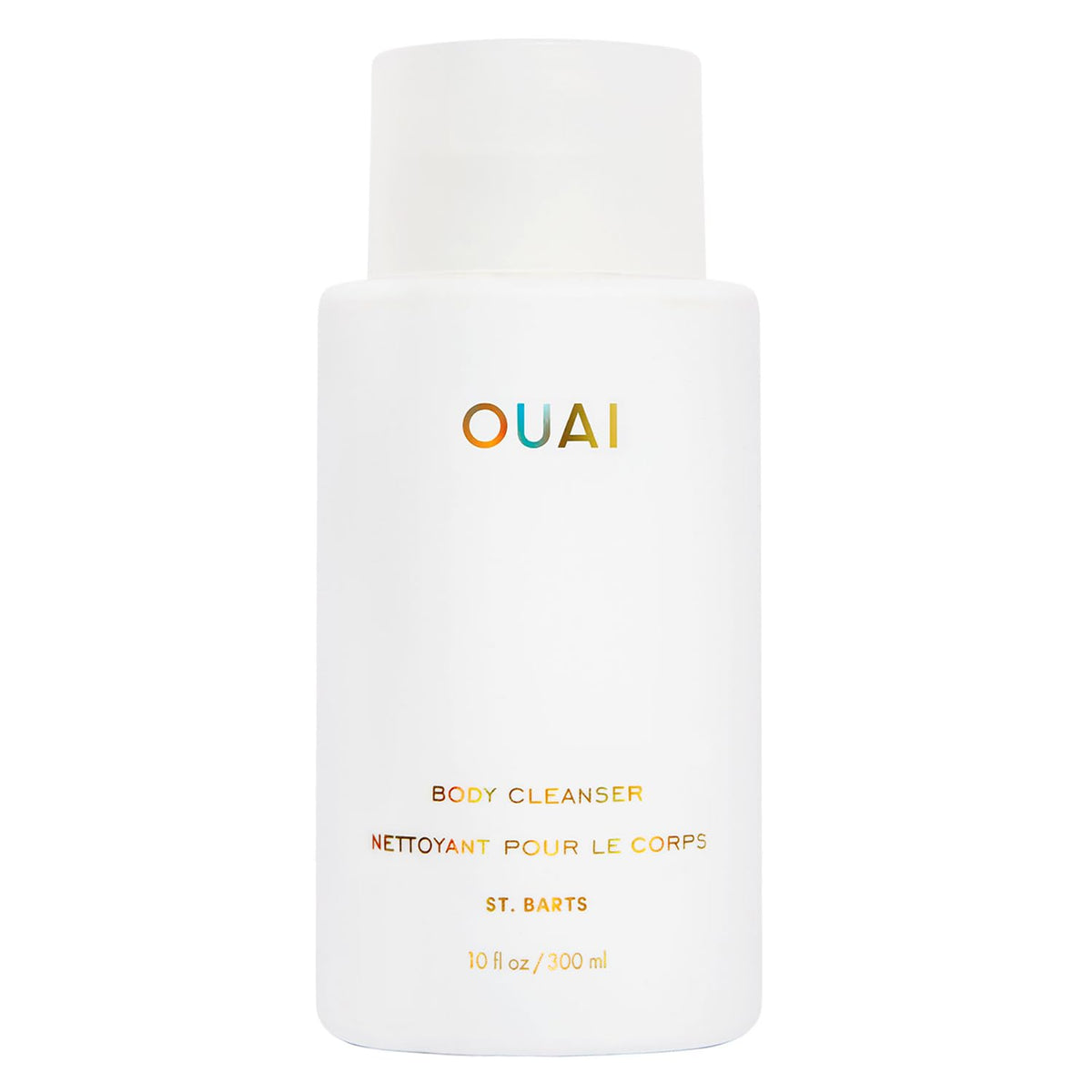 OUAI limpiador corporal St Barts, botella elegante para una ducha suave y lujosa