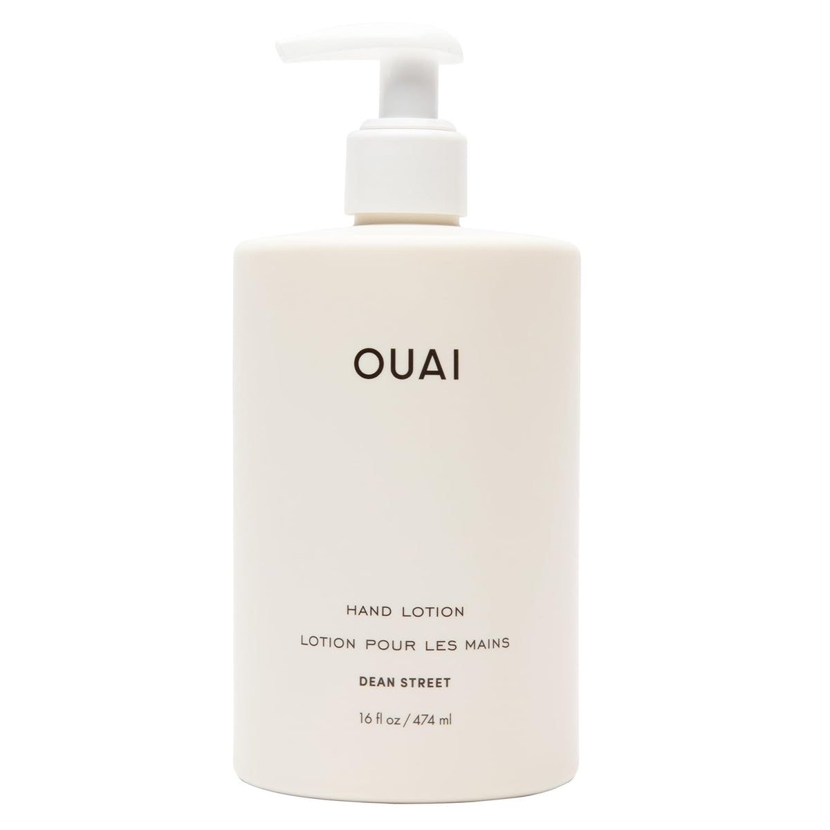 OUAI Loción de manos diaria en envase bomba para uso rápido.