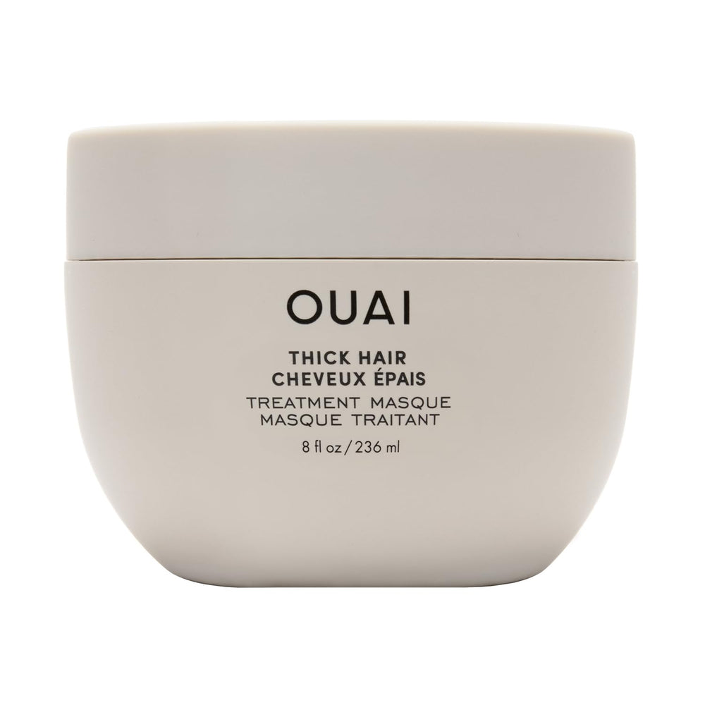 OUAI mascarilla cabello grueso: aplicación suave para nutrición intensa